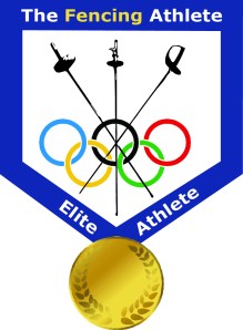 Fencing Athlete Logo